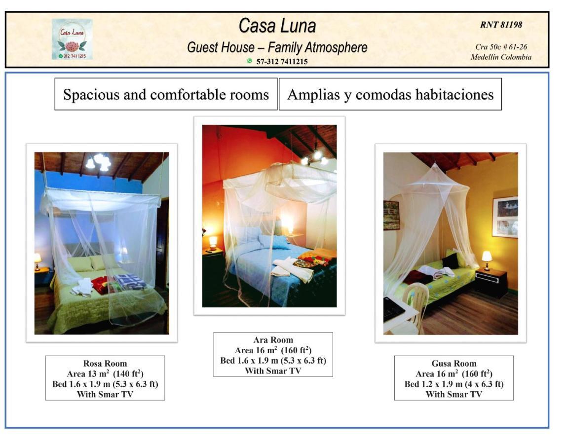 Casa Luna -Estrategica Ubicacion- Medellín Exterior foto